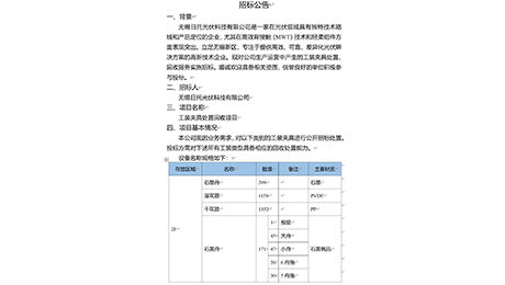gs-1 招標公告(工裝夾具處置項目)